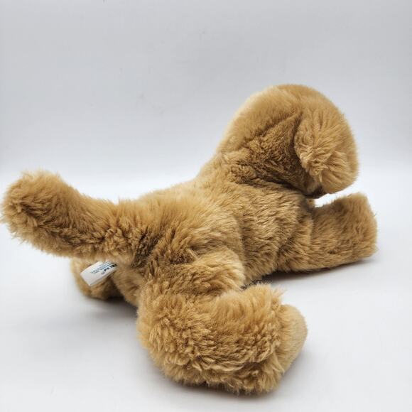 SKM Lab Golden Retriever Puppy Dog Plush 10" Brown Floppy Stuffed Animal Toy - Picture 7 of 10